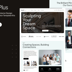 Archiplus – Architecture and Interior Design Agency Website Pro Template Kit