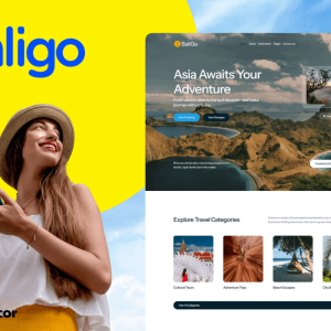 Baligo – Asian Travel Agency Website Kit Template