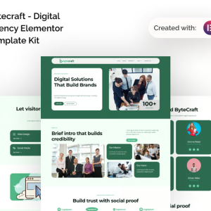 Bytecraft – Digital Agency Website Template Kit