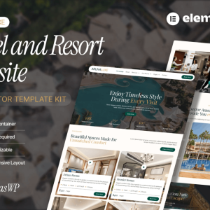 ArunaLuxe – Hotel & Resort Website Template Kit