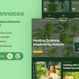 Cannacea – Medical Marijuana Wesbite Template Kit